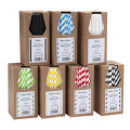 Wholesale Eco Biodegradable Disposable Paper Drinking Straws